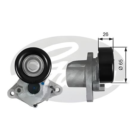 Натягу ролик ременя генератора (в зборі з натягувачем), GATES (T39293)