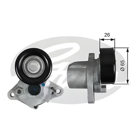 Натягу ролик ременя генератора (в зборі з натягувачем), GATES (T39293)