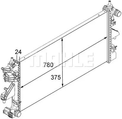 Ducato/Boxer 2.2d-2.3d 06-, Mahle/Knecht (CR881000S)