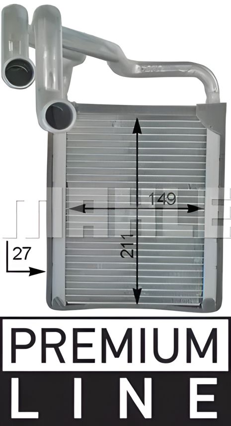 Heater Radiator Kia Ceed/ Hyundai i30 06-12, MAHLE/KNECHT (AH203000P) Heater Radiator Kia Ceed/ Hyundai i30 06-12, MAHLE/KNECHT (AH203000P)