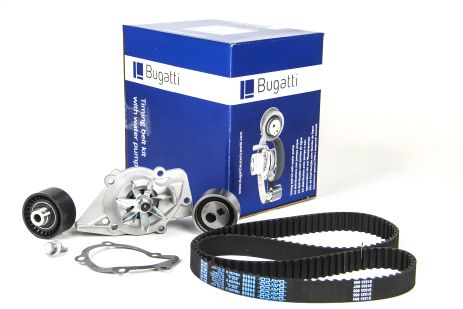 ГРМ комплект (+ помпа) Scudo/Jumpy/Berlingo/Partner 1.9D (DW8) 98-, BUGATTI (KBU5509B)