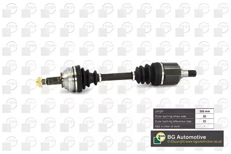 Передня піввісь Land Rover Freelander 98-06 2.0-2.5 D, BGA (DS7513R) Передня піввісь Land Rover Freelander 98-06 2.0-2.5 D, BGA (DS7513R)