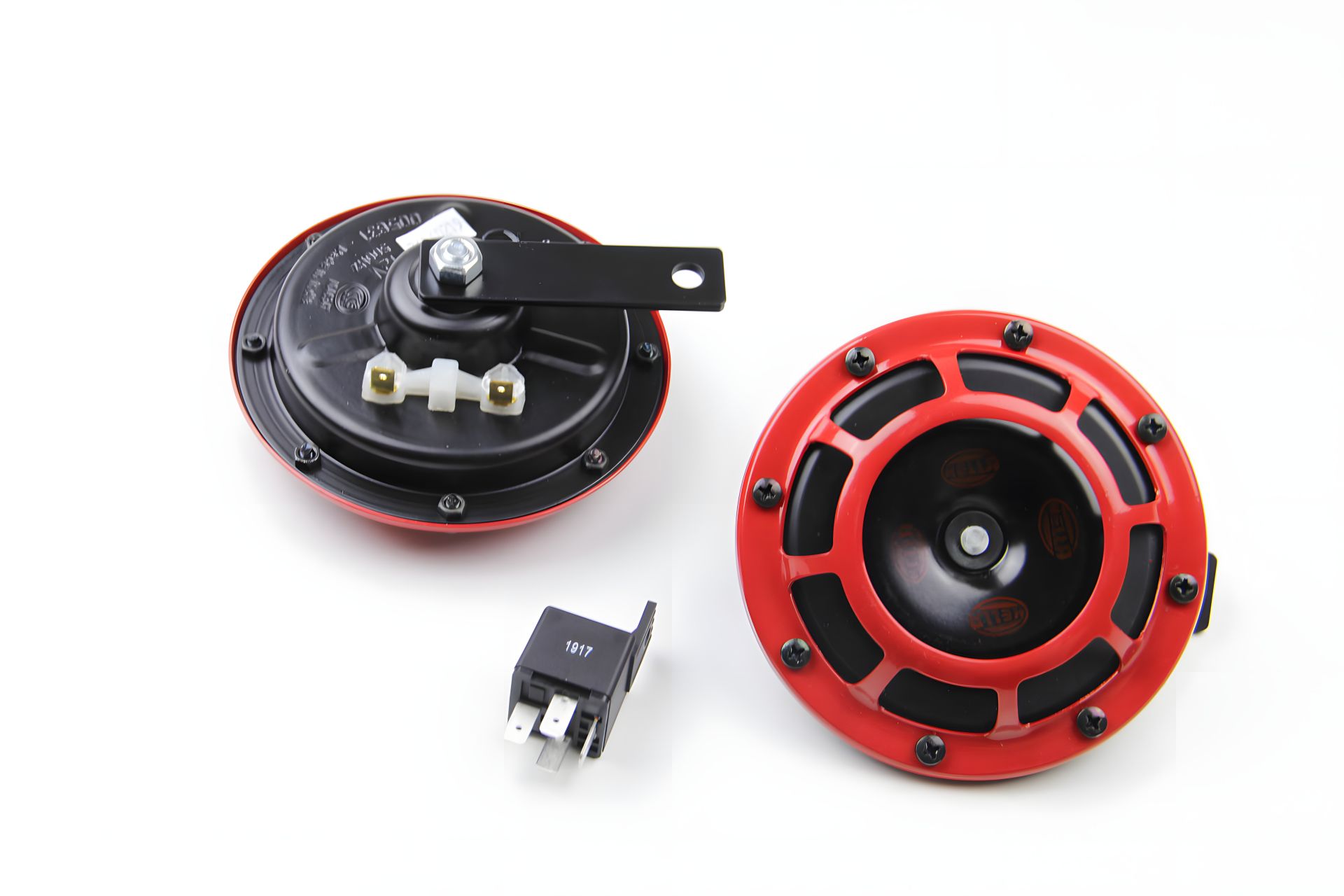 Сигнал звуковой Hella Super Tone B133, комплект, красный, HELLA (3AG003399801) Сигнал звуковой Hella Super Tone B133, комплект, красный, HELLA (3AG003399801)