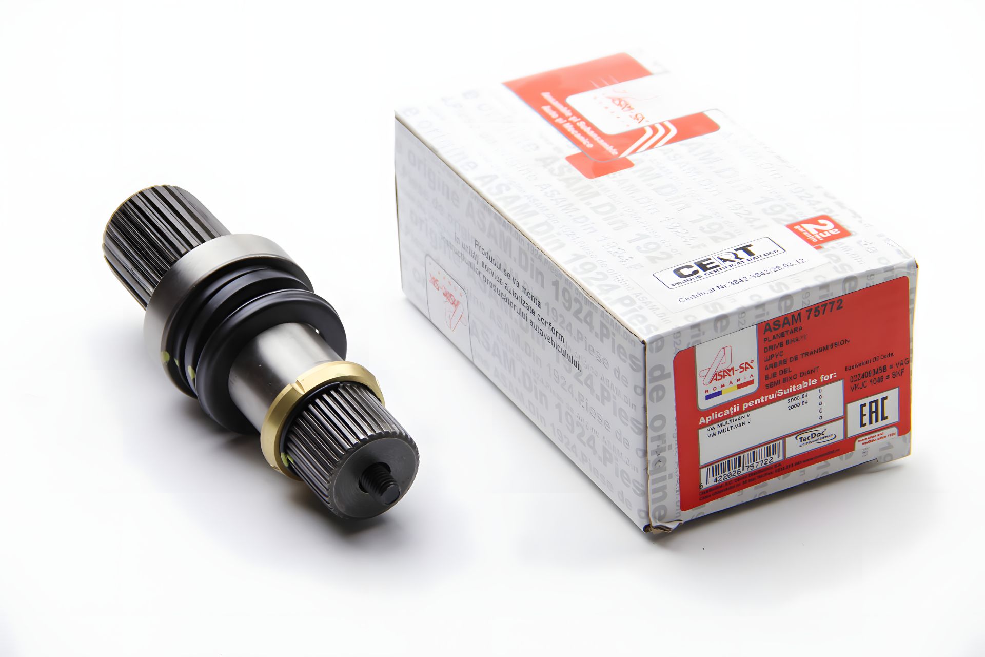 Фланець піввісі T5 1.9TDI/2.0i 03- (шліци 26/37), ASAM (75772) - Надійне Сполучення Фланець піввісі T5 1.9TDI/2.0i 03- (шліци 26/37), ASAM (75772) - Надійне Сполучення