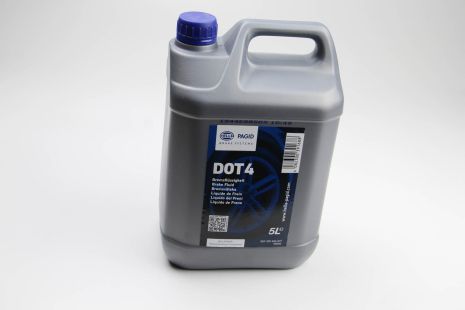 Гальмівна рідина HELLA PAGID DOT 4, 5L, HELLA PAGID (8DF355360031)