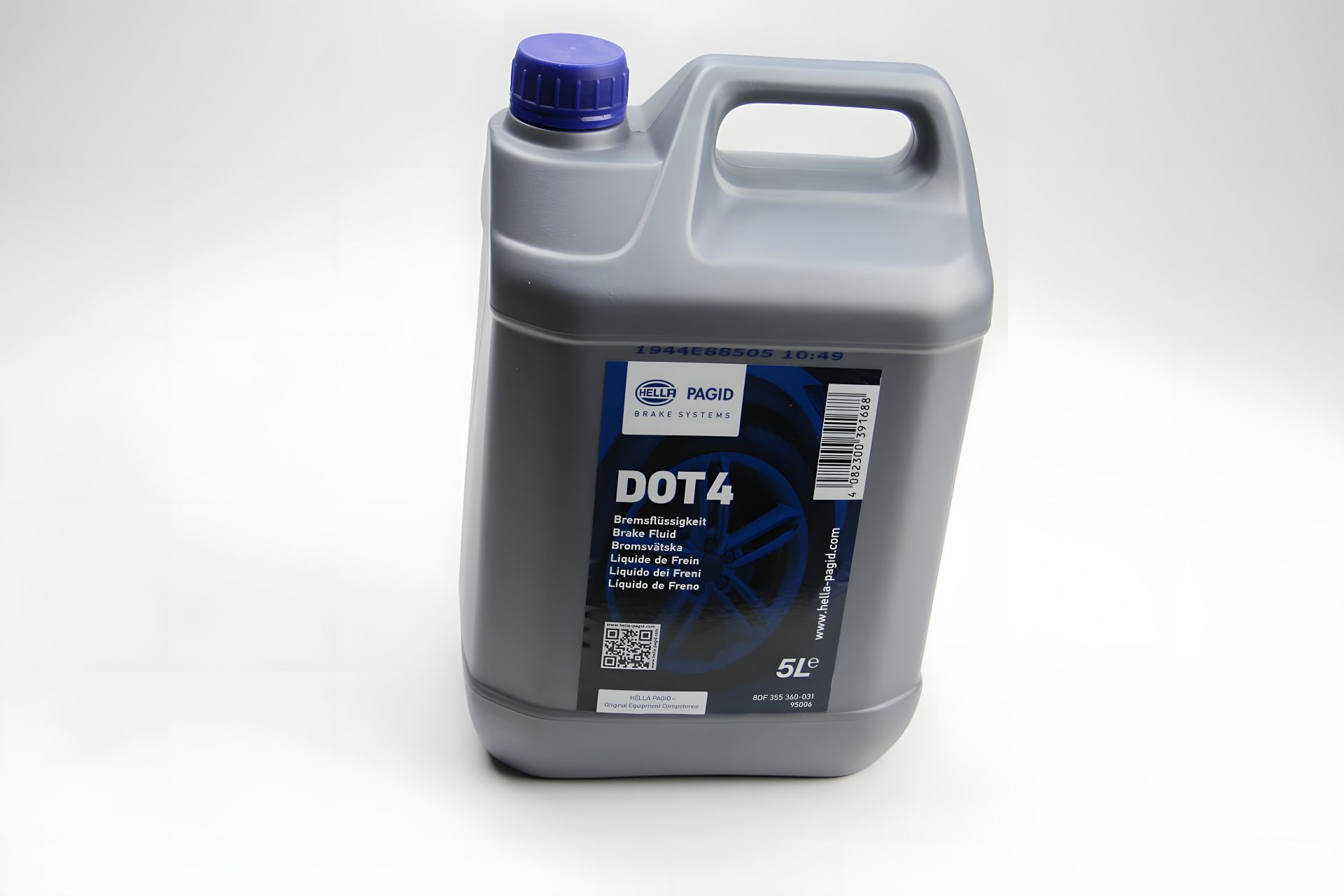 Гальмівна рідина HELLA PAGID DOT 4, 5 літрів, HELLA PAGID (8DF355360031) Гальмівна рідина HELLA PAGID DOT 4, 5 літрів, HELLA PAGID (8DF355360031)