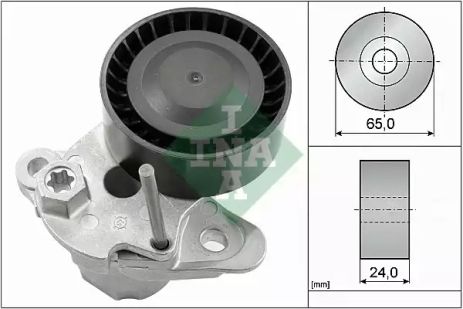 Натяжна планка, полікліновий ремінь VW 04E 145 299 (INA), INA (534048010)