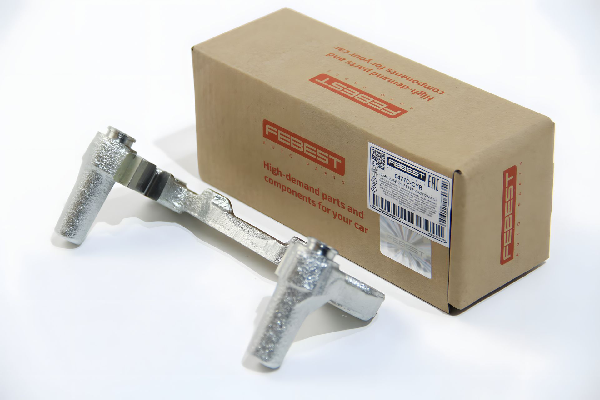 Скоба заднего тормозного суппорта, lancer 00-09 FEBEST (0477CCYR) Скоба заднего тормозного суппорта, lancer 00-09 FEBEST (0477CCYR)