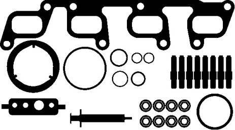 Комплект турбины, монтажный VAG 09-, ELRING (232830)