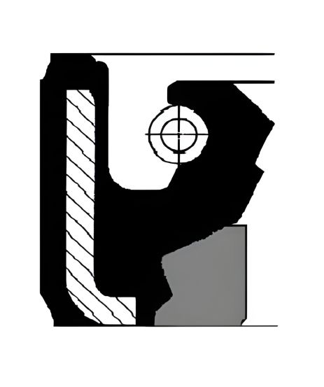 Сальник BASFX230,0X42,0X8,080HNBR, CORTECO (01029798B)