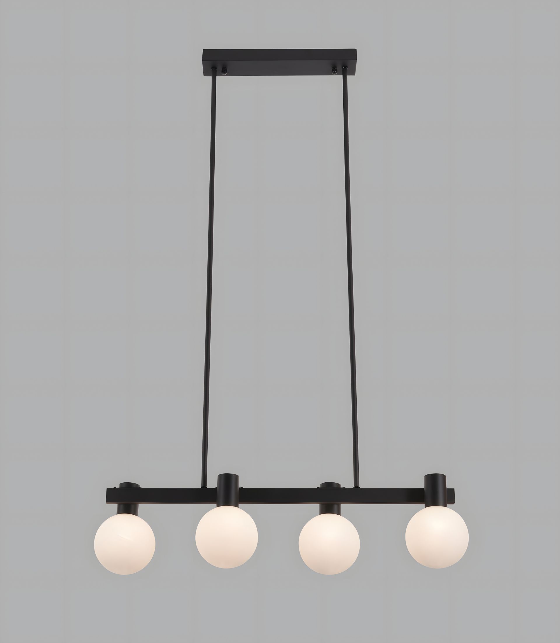 Подвесная регулируемая люстра VALESO BC84006-4 BK черная Подвесная регулируемая люстра VALESO BC84006-4 BK черная