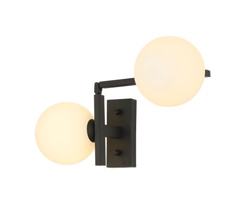 Сучасне настінне бра VALESO чорне BB84016-2 BK