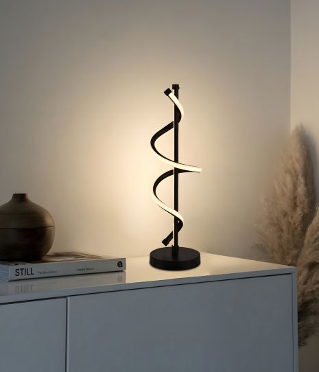 Настольная светодиодная лампа TD2014 BK 12W черная