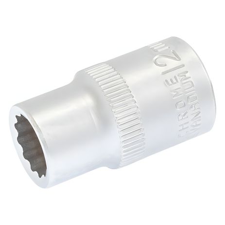 Головка торцевая 12-гранная ½" 12 мм L 40 мм MASTERTOOL 78-0612