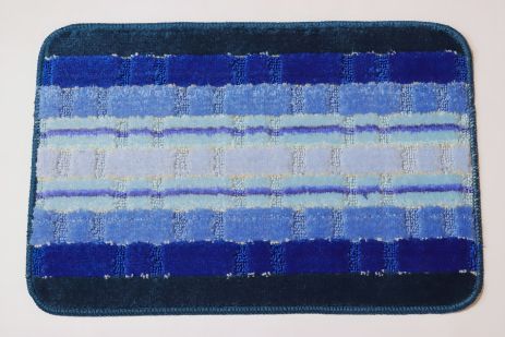 Килимок для ванної/туалету 40x60 см "Комфорт" Vonaldi 2518/ синій