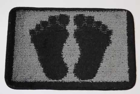 Килимок для ванної/туалету "Ноги" 40*60 см Vonaldi 1725/ black legs