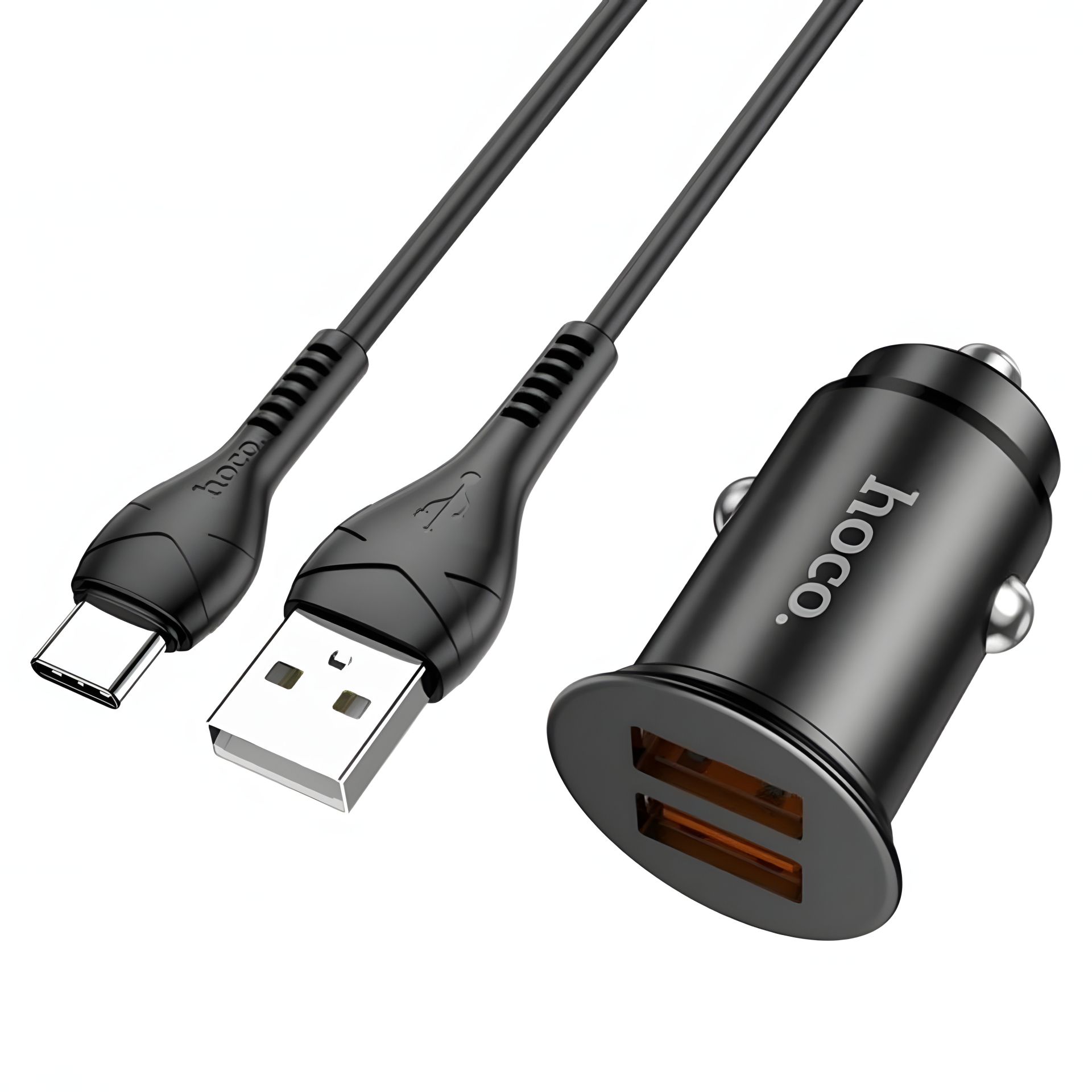 Авто зарядний пристрій Hoco NZ1 36W QC3.0 Type C Чорний Авто зарядний пристрій Hoco NZ1 36W QC3.0 Type C Чорний