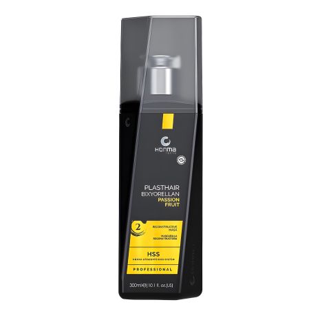 Биксипластия для волос от Honma Tokyo Plasthair Bixyorellan Passion Fruit (шаг 2), 300 мл (заводская)