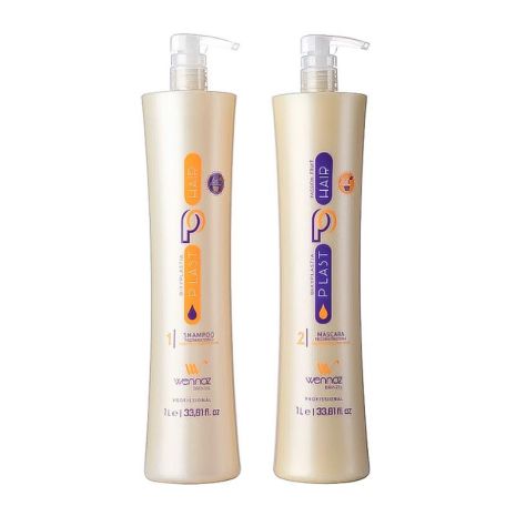 Набор биксипластия Wennoz Brasil Bixyplastia Plast Hair Passion Fruit 2х30 г (разлив)