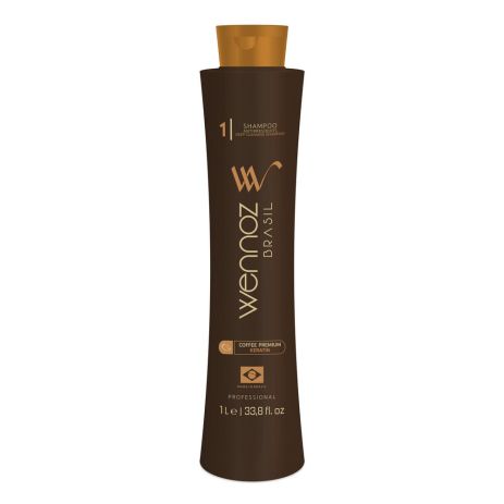 Технический шампунь Wennoz Brasil Coffee Premium Cleaning Shampoo для глубокой очистки 1000 мл