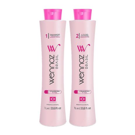 Набір ботексу Wennoz Brasil (Honma Tokyo) B.Tox Strawberry для розгладження волосся, 2х500 г (розлив)