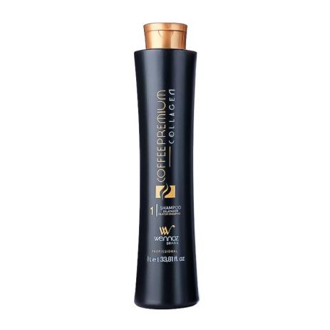 Технический шампунь Wennoz Brasil Coffee Premium Collagen Dilator Shampoo 1000 мл (заводская)