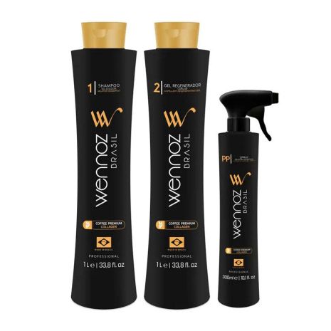 Набір колагену Wennoz Brasil (Honma Tokyo) Coffee Premium Collagen, 250/250/100 г (розлив)