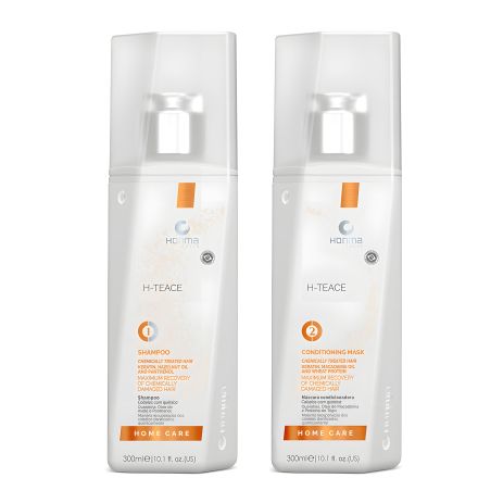 Honma Tokyo H-Teace набір: шампунь і кондиціонуюча маска для волосся, сухого, фарбованого та освітленого, 2х300 мл