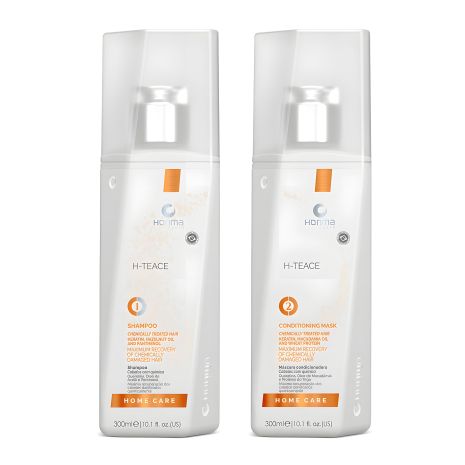Honma Tokyo H-Teace набір: шампунь і кондиціонуюча маска для волосся, сухого, фарбованого та освітленого, 2х300 мл Honma Tokyo H-Teace набір: шампунь і кондиціонуюча маска для волосся, сухого, фарбованого та освітленого, 2х300 мл