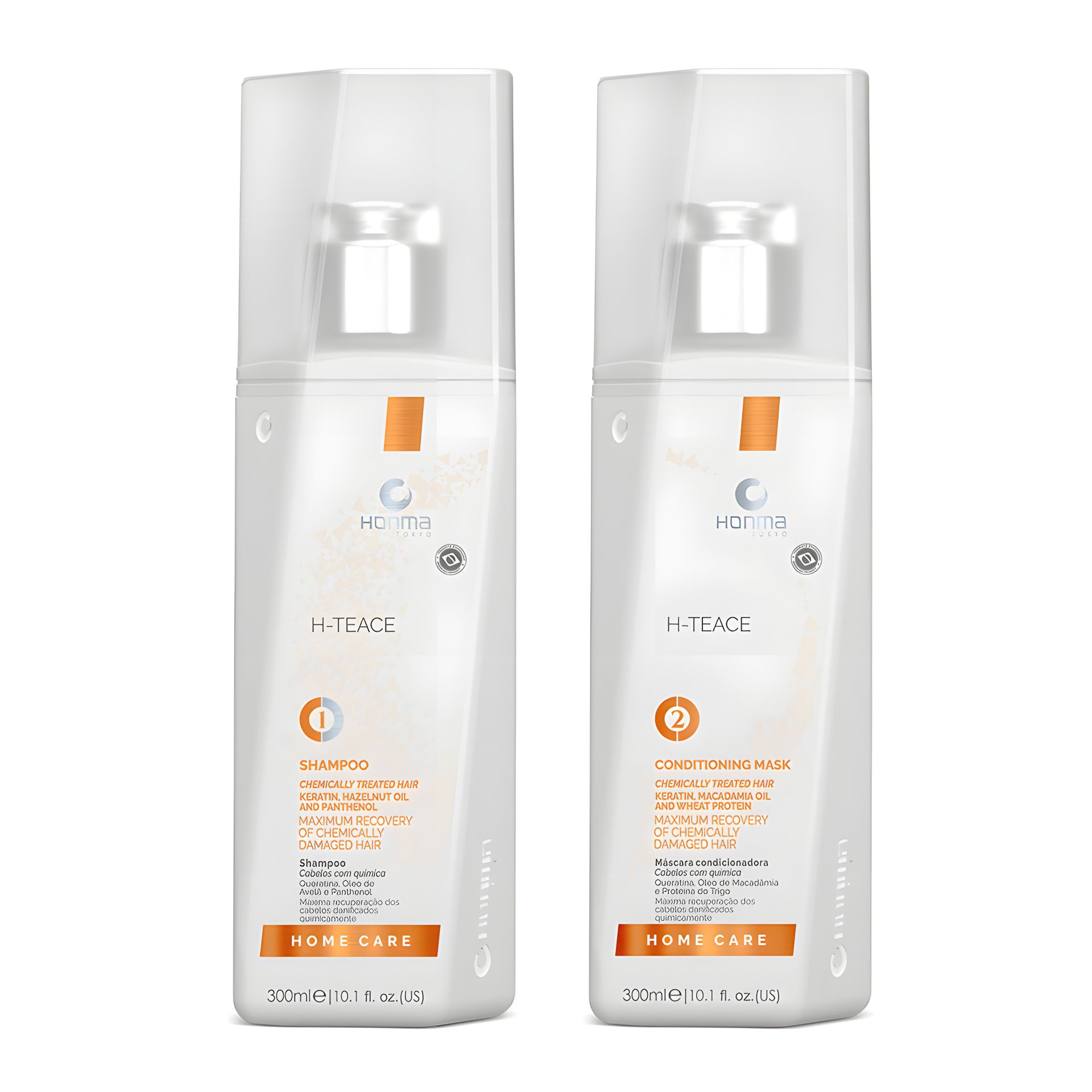 Шампунь и кондиционирующая маска Honma Tokyo H-Teace для сухих окрашенных и осветленных волос 2х300 мл Шампунь и кондиционирующая маска Honma Tokyo H-Teace для сухих окрашенных и осветленных волос 2х300 мл