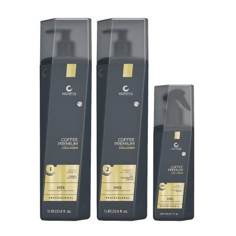 Колаген Honma Tokyo Coffee Premium Collagen набір для випрямлення волосся (новий дизайн) 30+50+15 г (розлив) Колаген Honma Tokyo Coffee Premium Collagen набір для випрямлення волосся (новий дизайн) 30+50+15 г (розлив)