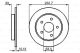 Диск тормозной FORD SCORPIO, BOSCH (0986478196)