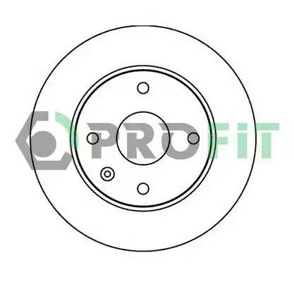 Диск гальмівний CHEVROLET EPICA, DAEWOO NUBIRA, DAEWOO EVANDA, PROFIT (50101257)