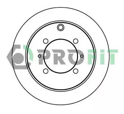 Диск гальмівний MITSUBISHI LANCER, MITSUBISHI SPACE, MITSUBISHI GALANT, PROFIT (50102006)