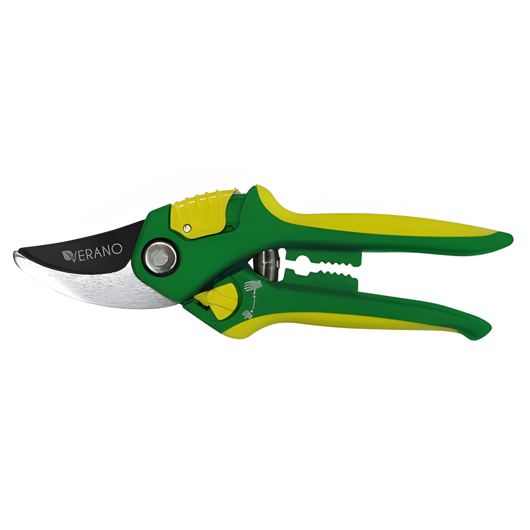 Секатор 205мм, косой срез, регулятор раскрытия VERANO | 71-818 Секатор 205мм, косой срез, регулятор раскрытия VERANO | 71-818