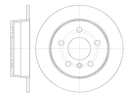 Гальмівний диск MERCEDES-BENZ B-CLASS, MERCEDES-BENZ A-CLASS, REMSA (6106500)
