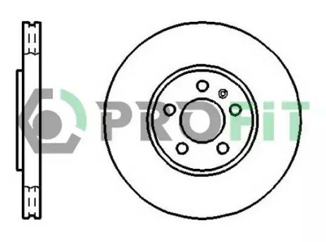 Диск гальмівний SEAT CORDOBA, VW POLO, SKODA ROOMSTER, PROFIT (50101221)