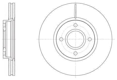 Тормозной диск FORD TOURNEO/TRANSIT/B-MAX, REMSA (6150210) Тормозной диск FORD TOURNEO/TRANSIT/B-MAX, REMSA (6150210)