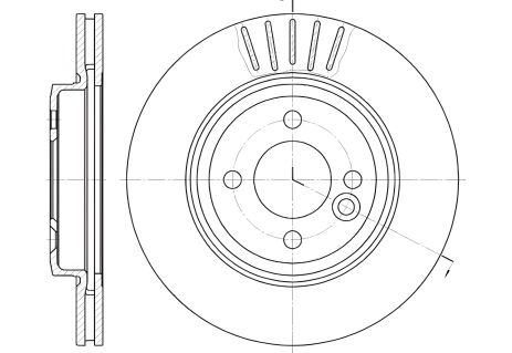 Гальмівний диск MINI MINI, REMSA (662410)