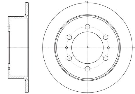 Гальмівний диск REMSA DAEWOO KORANDO, SSANGYONG RODIUS, SSANGYONG REXTON (678400) Гальмівний диск REMSA DAEWOO KORANDO, SSANGYONG RODIUS, SSANGYONG REXTON (678400)
