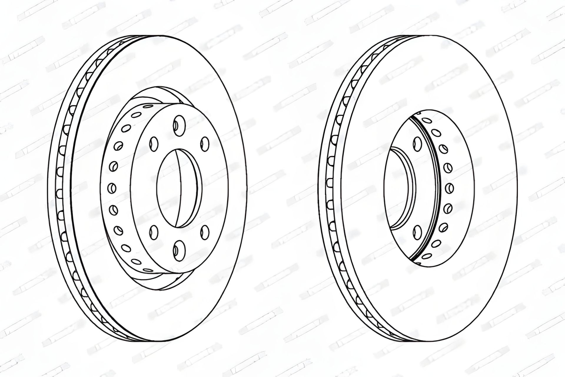 Диск тормозной KIA CARENS, FERODO (DDF1397) Диск тормозной KIA CARENS, FERODO (DDF1397)
