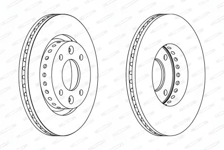 Диск тормозной KIA CARENS, FERODO (DDF1397) Диск тормозной KIA CARENS, FERODO (DDF1397)
