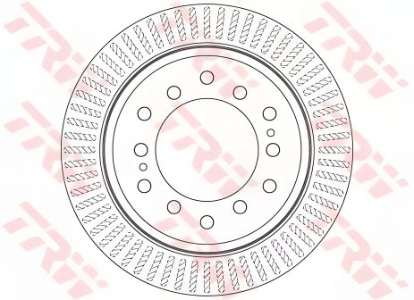 Диск тормозной TOYOTA LAND CRUISER, LEXUS GX, TOYOTA FJ, TRW (DF6342) Диск тормозной TOYOTA LAND CRUISER, LEXUS GX, TOYOTA FJ, TRW (DF6342)