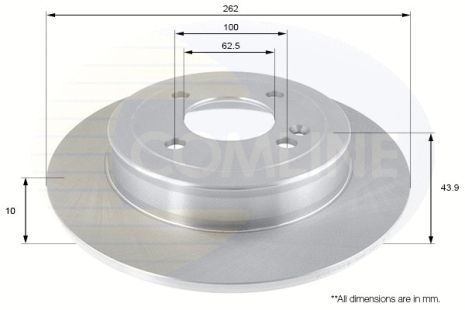 Диск тормозной KIA RIO, HYUNDAI BAYON, HYUNDAI i20, COMLINE (ADC2419)