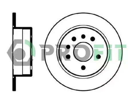 Диск гальмівний OPEL OMEGA, OPEL SENATOR, PROFIT (50100239)