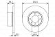 Диск гальмівний LADA TOSCANA, LADA NOVA, LADA KALINKA, BOSCH (0986479988)