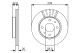 Тормозной диск BOGDAN 2310, LADA GRANTA, BOSCH (0986479082)