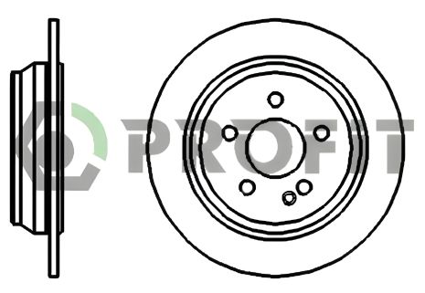 Гальмівний диск для MERCEDES-BENZ VITO, MERCEDES-BENZ VIANO, PROFIT (50101234)