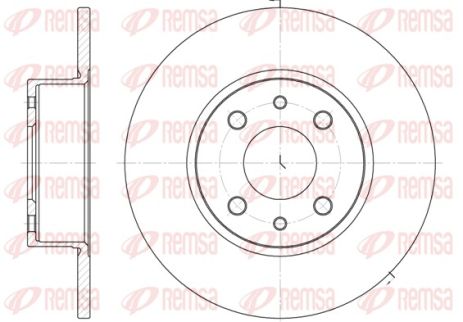 Диск тормозной CHRYSLER DELTA, LANCIA DELTA, ALFA ROMEO, REMSA (615000)