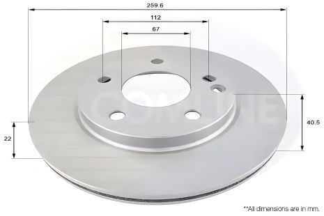 Гальмівний диск MERCEDES-BENZ A-CLASS, COMLINE (ADC1605V) Гальмівний диск MERCEDES-BENZ A-CLASS, COMLINE (ADC1605V)